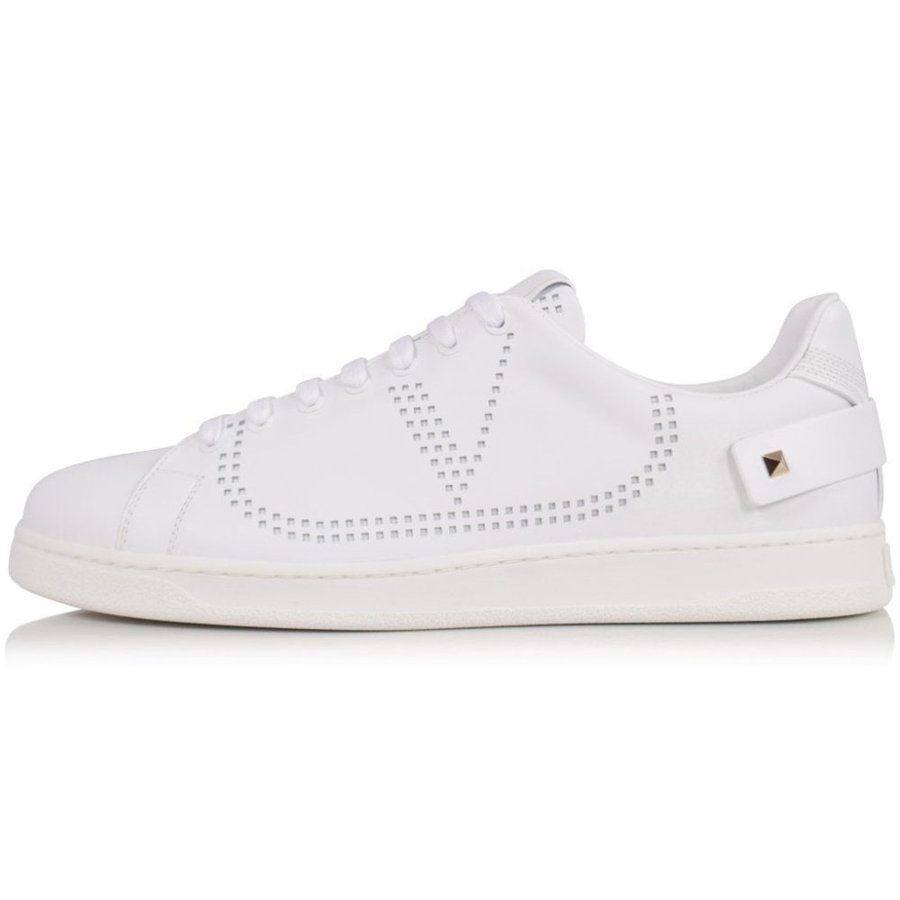 Valentino Garavani V Logo White Sneakers New Size 41